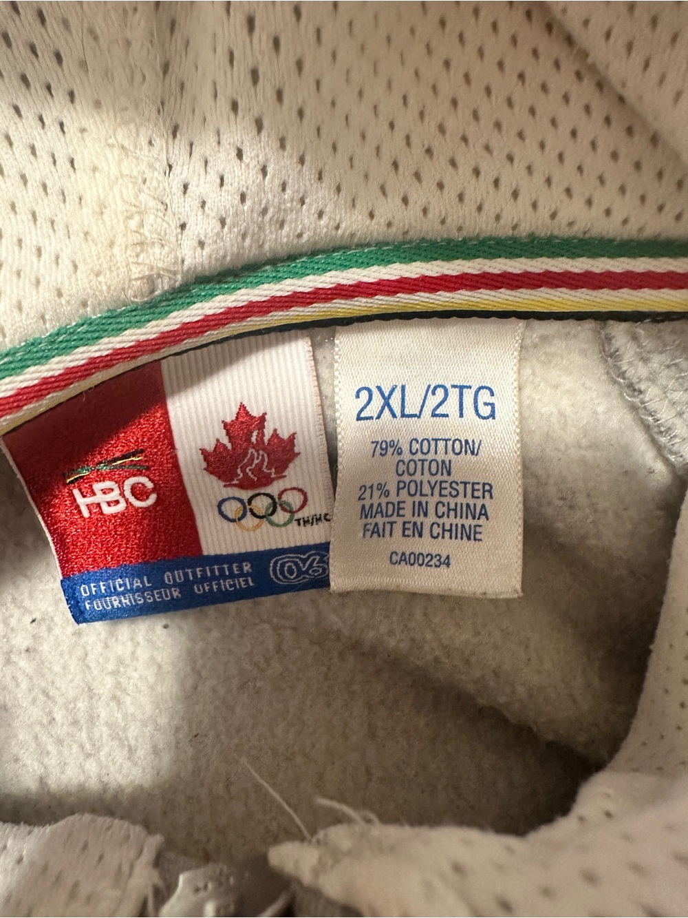 Hudson’s Bay Company Canada Olympic Team Gray Hoodie Size 2XL Women’s - Picture 10 of 10